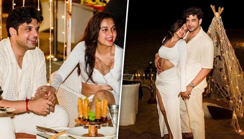 Karan Kundrra turns 39: Actor rings his birthday in Goa, GF Tejasswi Prakash looks SEXY in white dressRKK