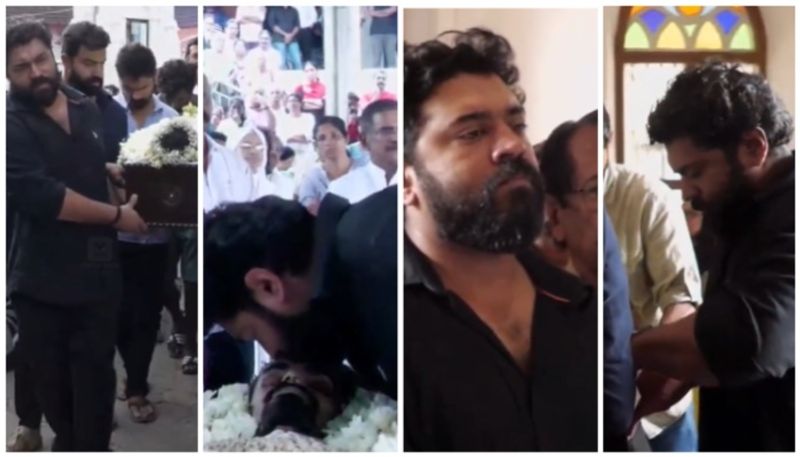 nivin pauly gave final kiss to their-best friend nevin cherian vvk