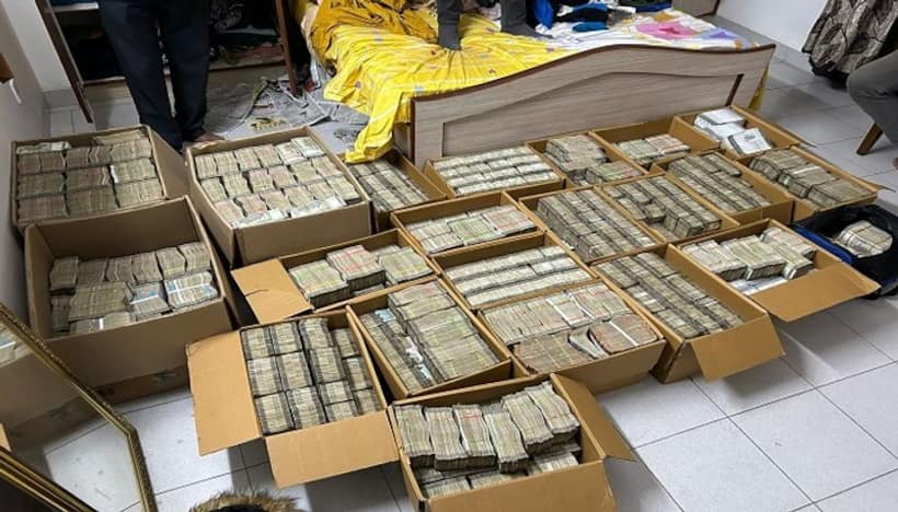 Late night IT raid in Bengaluru: Officials uncover crores in cash