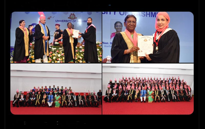 Convocation of Kashmir University: Nari Shakti A tribute to the historic empowerment of women, President Murmu RMA