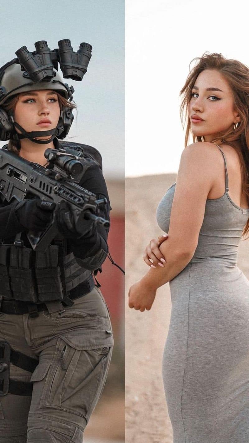 israel hamas conflict super model  natalia fadee joined army for the war 