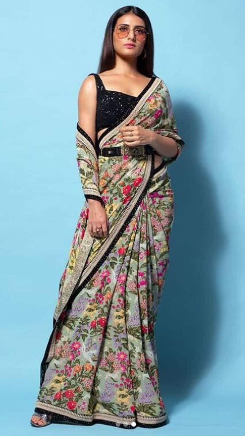 Fatima Sheikh 10 Trendy saree for Navratri durga Puja 2023 ZSCA