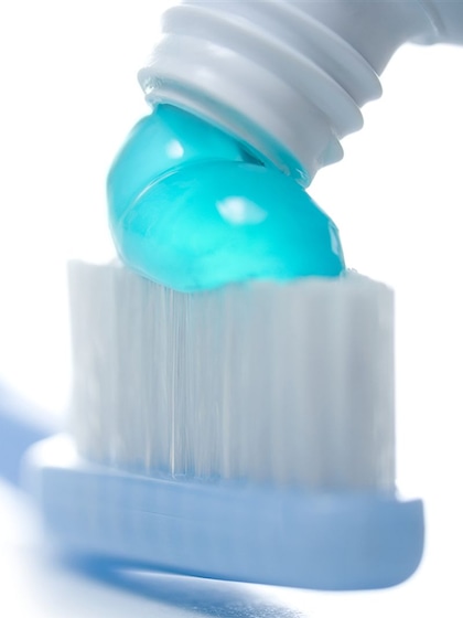 2. Using toothpaste