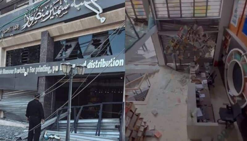 Samir Mansour bookstore in Gaza again destroyed in Israeli strike rlp