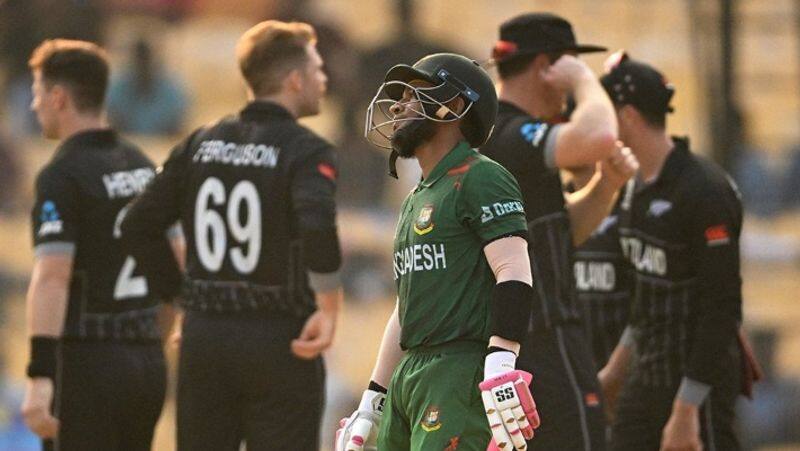 Bangladesh Scored 245 Runs against New Zealand in 11th Match of Cricket World Cup at Chennai rsk