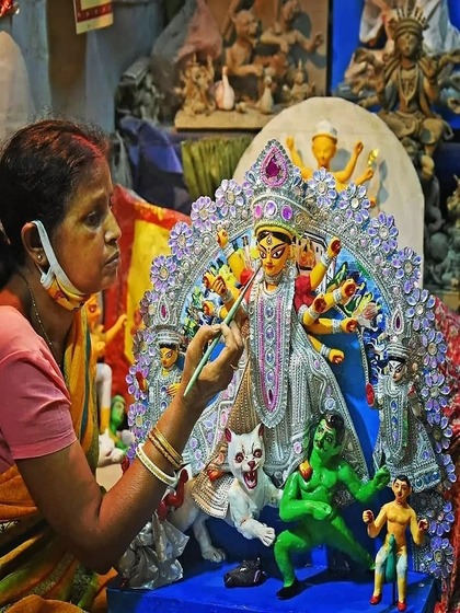 দেবীপক্ষের সূচনা