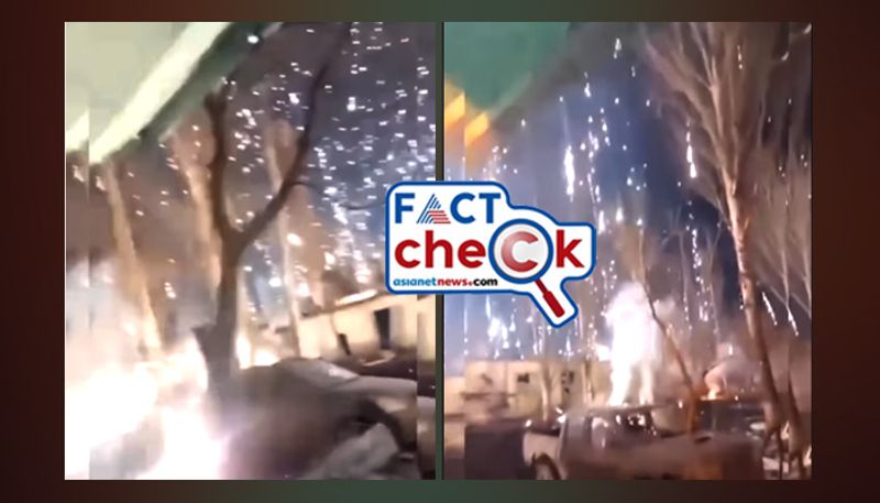 Israel air force drops white Phosphorus bombs on Gaza video is from Ukraine jje