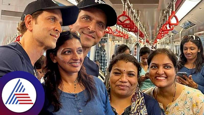 Hrithik Roshan beats Mumbai traffic woes travels to work by Mumbai metro suc