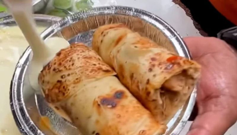 video which shows a special shawarma preparation going viral hyp