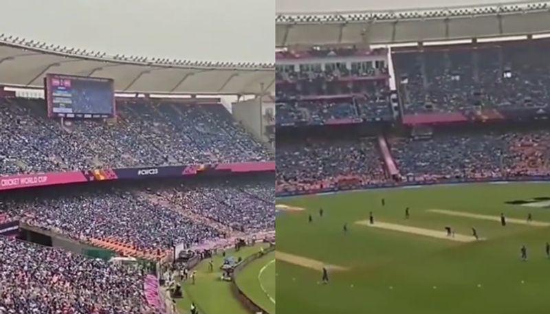 watch vidoe indian cricket fans chants jai sreeram in narendra modi stadium saa