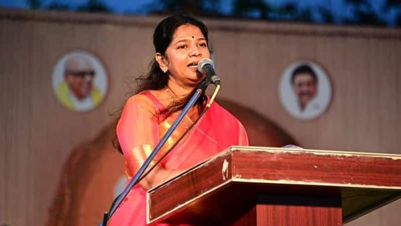 DMK MP Kanimozhi strongly criticized BJP at the DMK women's rights convention-rag