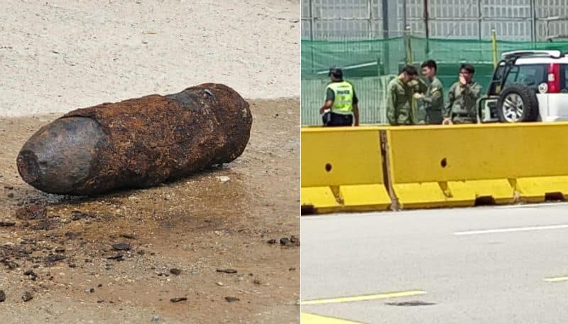 another war relic bomb found in singapore later found not dangerous and removed ans