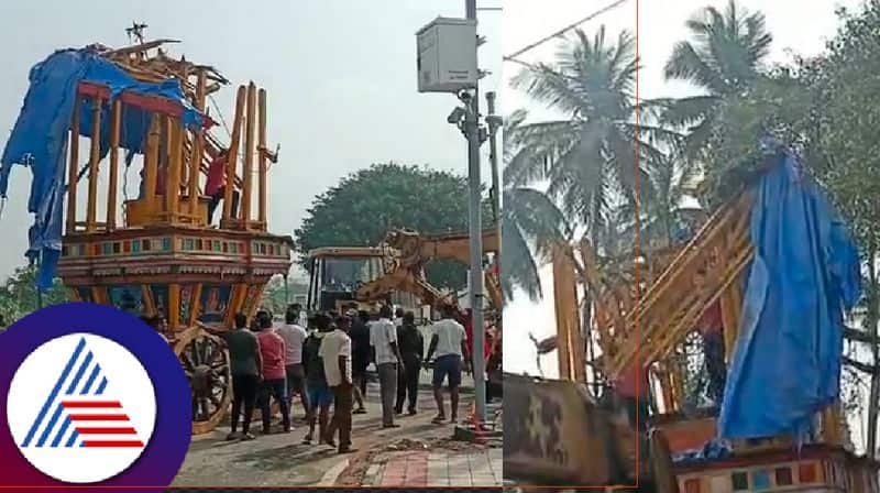 Heavy rain bengaluru History famous chariot is broken begur naganatheshwar temple bengaluru rav