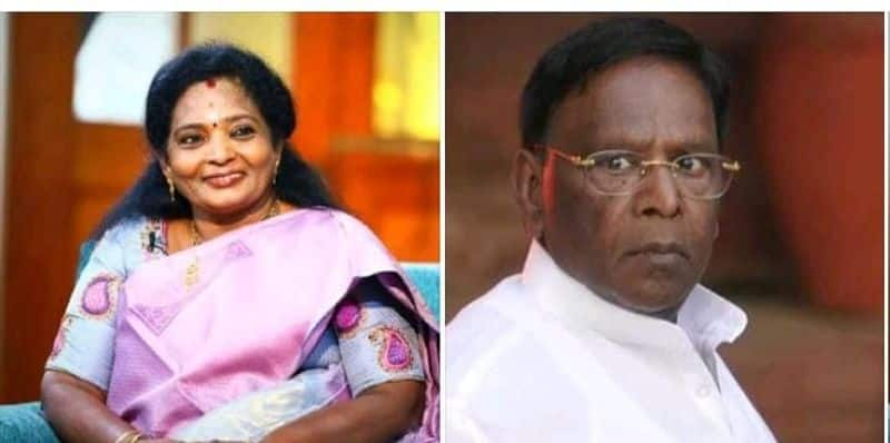 Narayanasamy has demanded that Governor Tamilisai should resign KAK