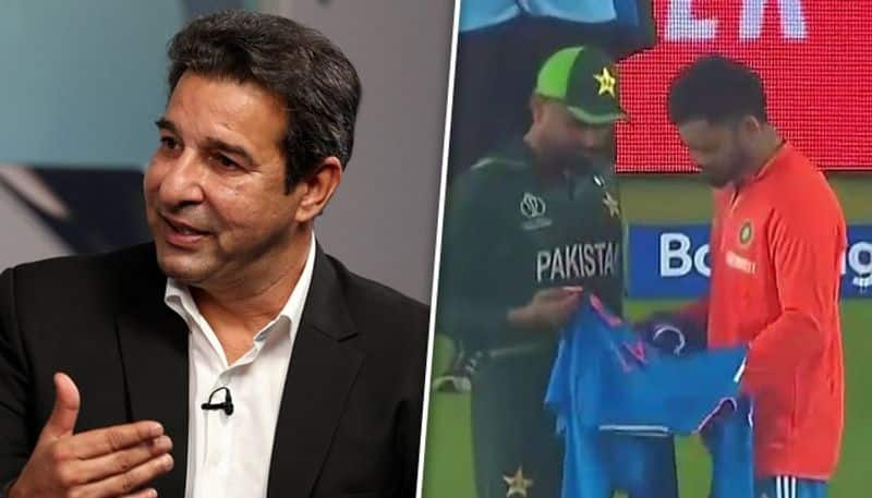 cricket ODI World Cup 2023: Wasim Akram criticizes Babar Azam for jersey exchange with Virat Kohli osf