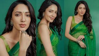 గ్రీన్ శారీలో నేహా శెట్టి గమ్మత్తైన సొగసు.. ఘాటైన పెదవులతో కొంటె బాణాలు సంధిస్తున్న క్రేజీ బ్యూటీ 
