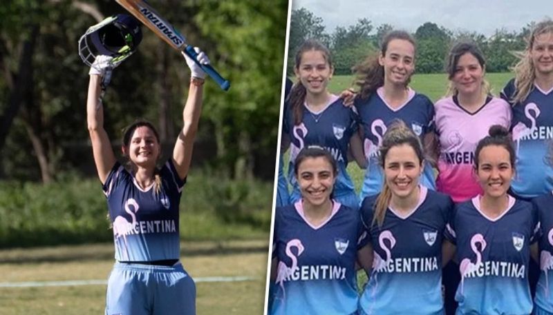 cricket Argentina women's cricket team sets new records; Scores 427 runs in 20 overs and 52 runs in a single over osf