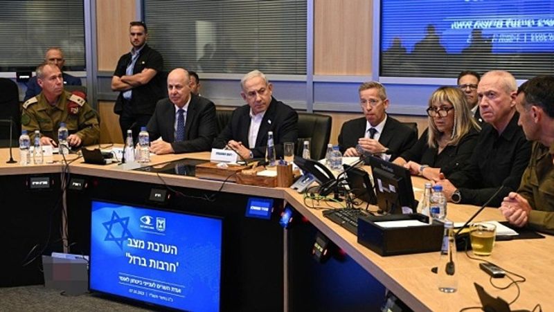 Israel PM Netanyahu convenes emergency cabinet, vows to 'demolish Hamas' (WATCH) snt