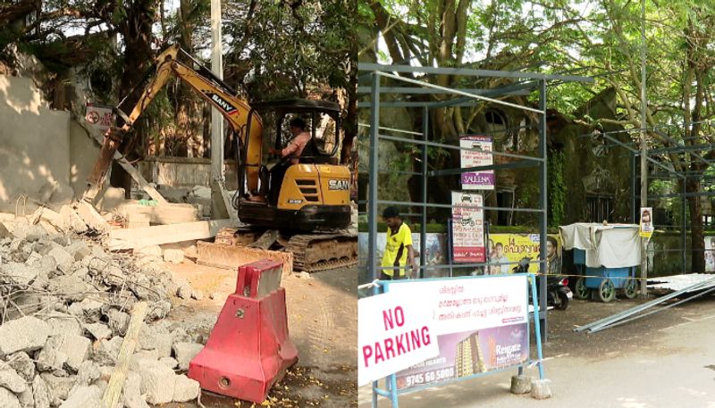 Corporation to build new shop buildings in Kozhikode Mithaitheruv where the shop buildings has been demolished by the Corporation earlier