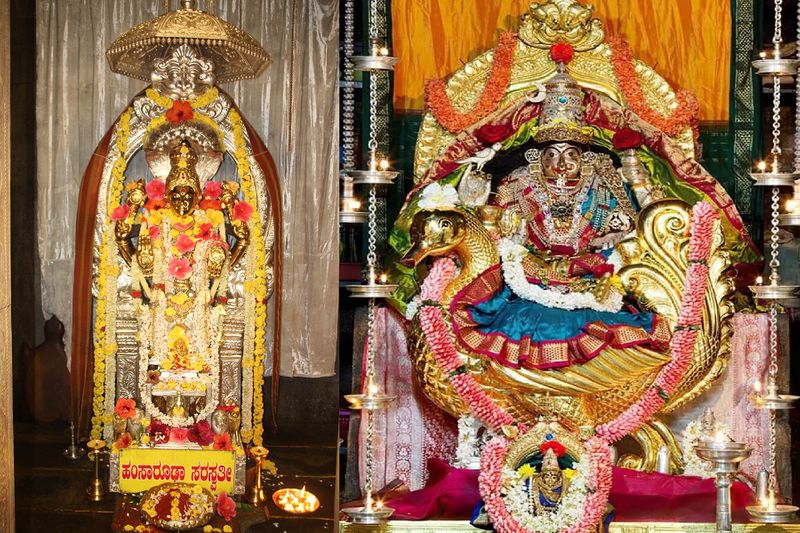 Sharannavartri Festival is underway in Sringeri Horanadu gvd