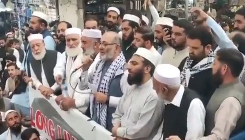 Hamas triumph inspires many Pakistan senior senator Mushtaq Ahmed at anti-Israel march WATCH AJR