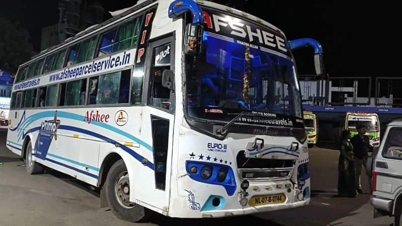 18 omni bus seized which collect a over money from passengers in coimbatore vel