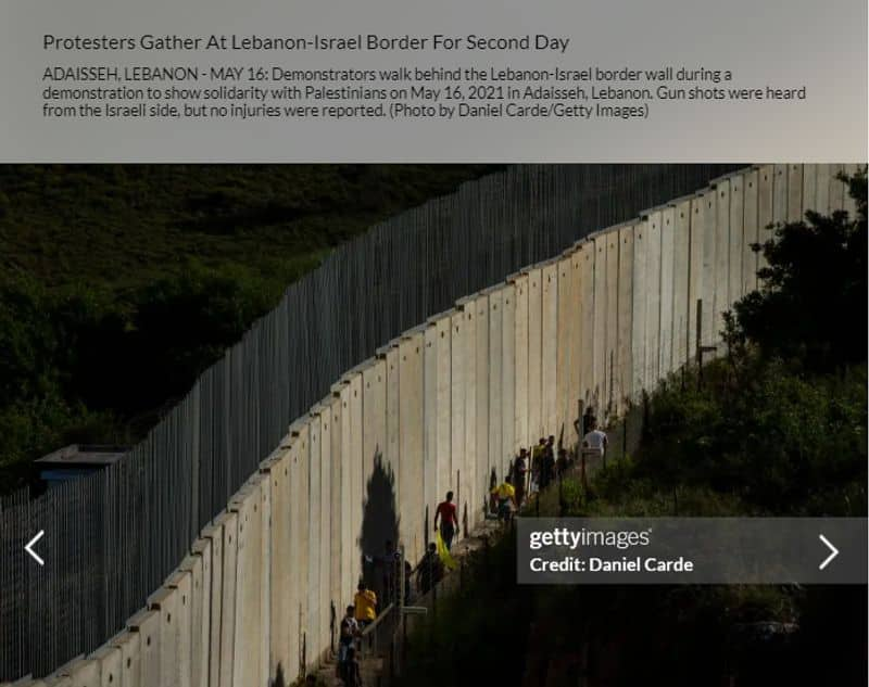 old video of people climbing Lebanon Israel border sharing now with false title fact check jje 