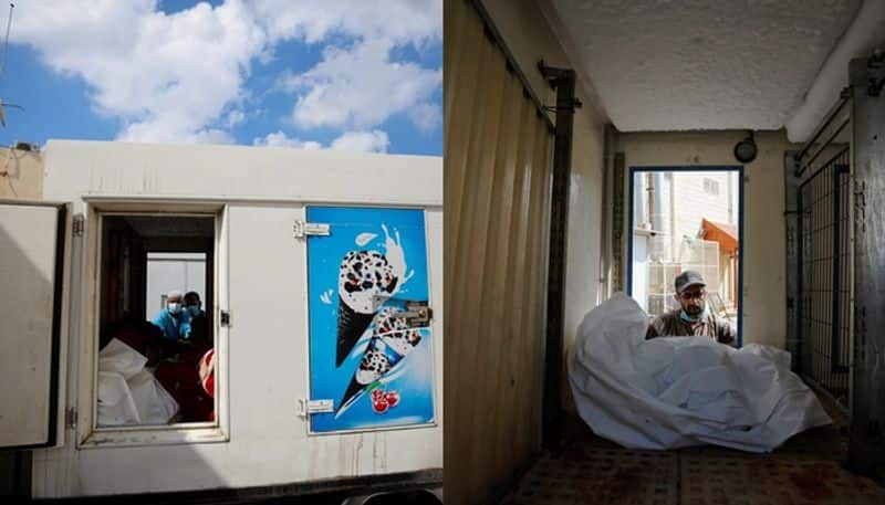 Israel-Hamas conflict: Ice cream trucks being used as makeshift morgues as death toll rises in Gaza vkp