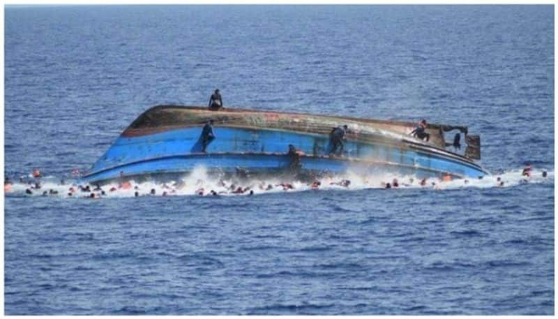 Boat capsizes in the Mediterranean Sea.. 60 people die.. Among the dead are women and children..ISR