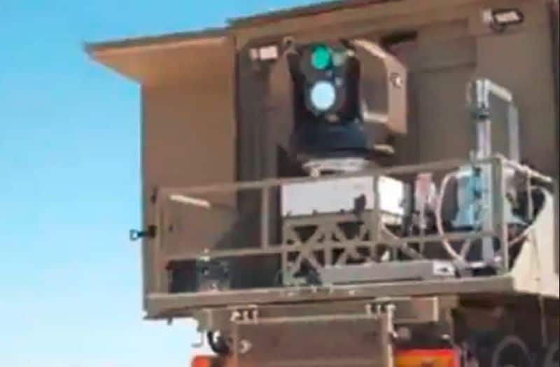 Missile rocket destruction system by laser beam after Iron Dome Technology Israel prepared Iron Beam system akb