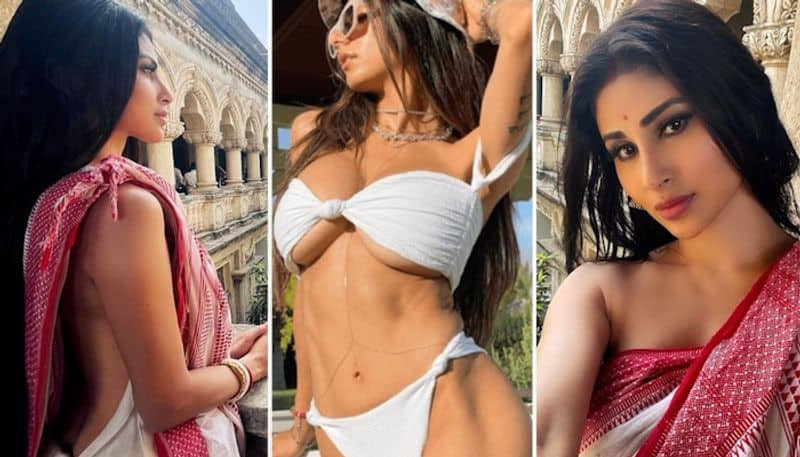 Mia Khalifa dikh rahi ho' says netizens as Mouni Roy goes braless to wish fans on Durga Puja RBA