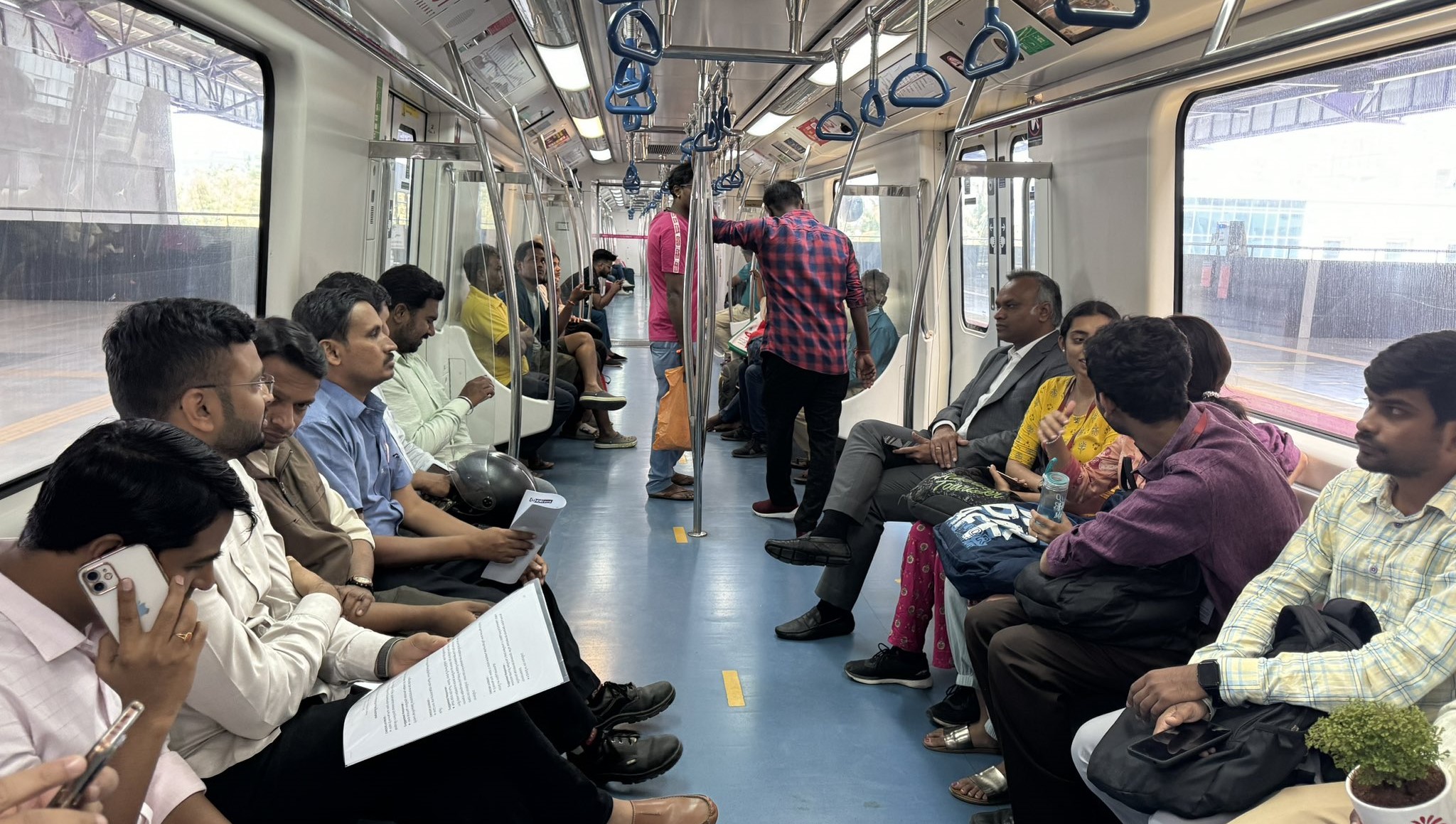 Is there a problem in Namma metro Use an emergency alarm bell says BMRCL Bengaluru rav