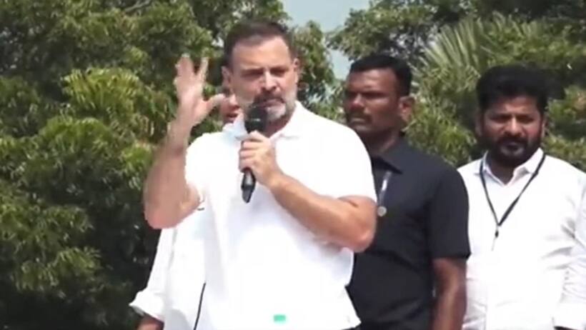 తెలంగాణ‌లో కుల గ‌ణ‌న చేప‌డ‌తాం.. కేసీఆర్ పై రాహుల్ గాంధీ ఫైర్ 