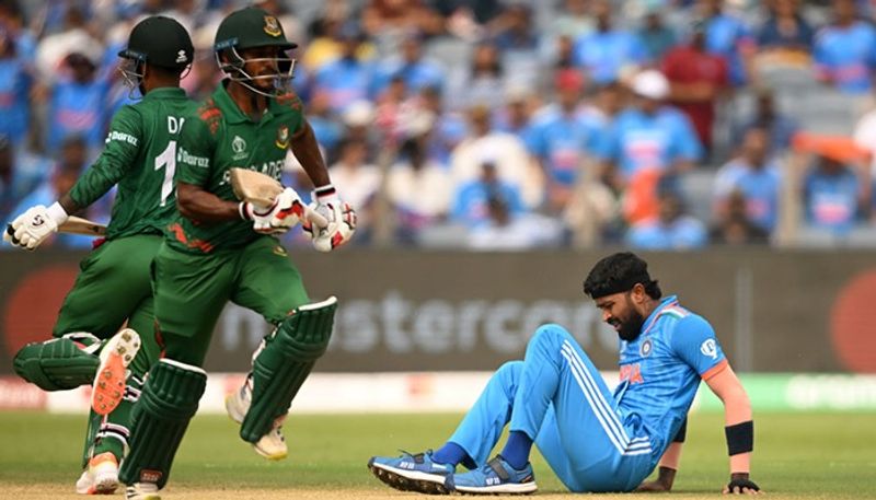 cricket ODI World Cup 2023: India dealt a heavy blow as Hardik Pandya suffers ankle injury against Bangladesh osf