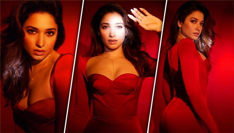 Tamannaah Bhatia's new pictures in red dress take the internet by storm RKK