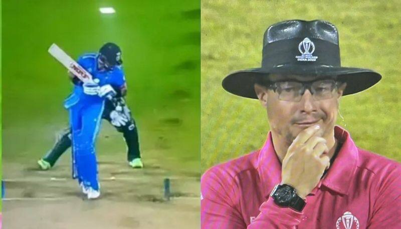 Umpire Richard kettleborough did not giving wide to virat kohli during IND vs BAN 17th Match at Pune rsk