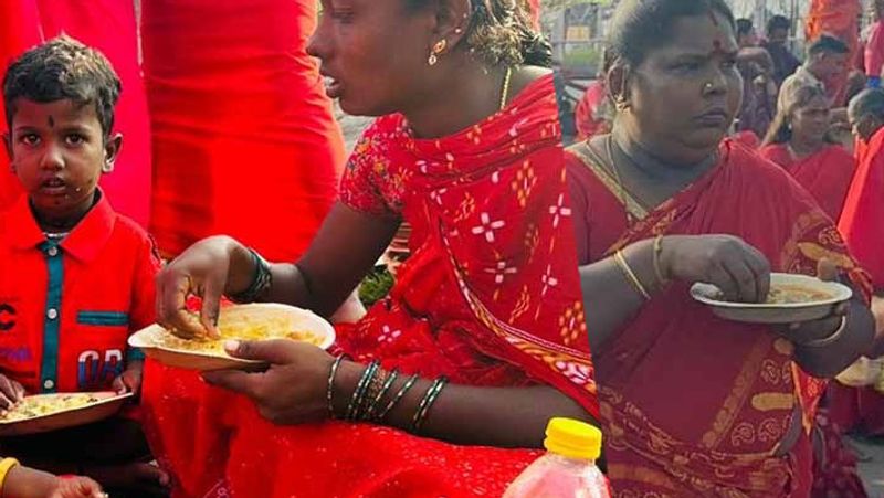 Death of Bangaru Adigalar... Giving food to devotees even in sorrow tvk