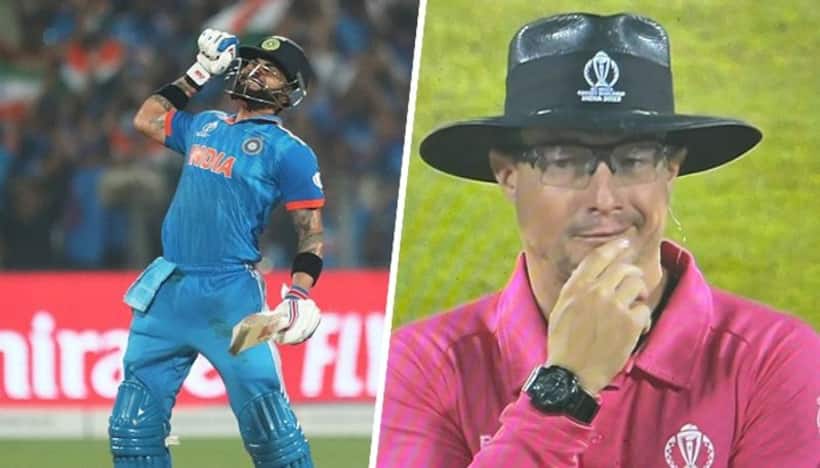 'Give Bharat Ratna to umpire': Memes after Richard Kettleborough denies wide to help Kohli hi 48th ODI ton