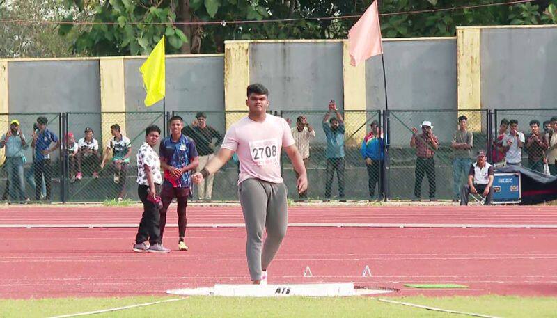 Kasargod's KC Sarvan sets double meet record at State School Sports Festival