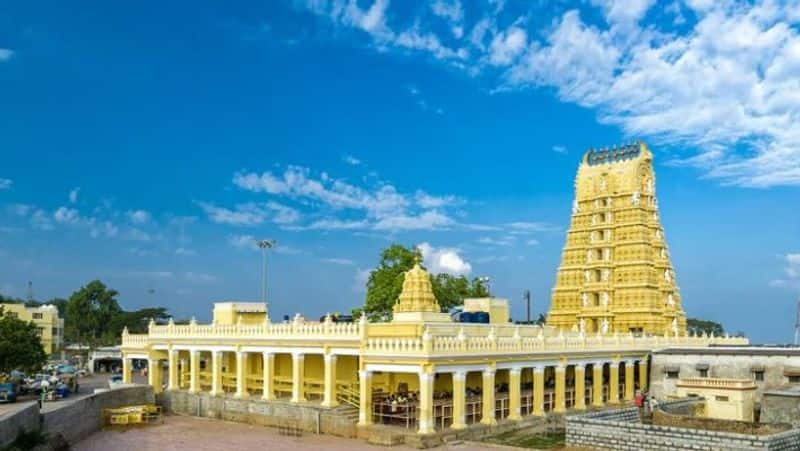 goddess chamundeshwari enrolled in gruha lakshmi scheme, temple account to get every month rs 2,000 kms