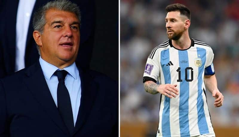 Football Joan Laporta denies possibility of Lionel Messi returning to Barcelona in 2024 osf