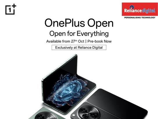 Reliance Digital offers OnePlus Open Foldable Smartphone exclusively at its stores-sak