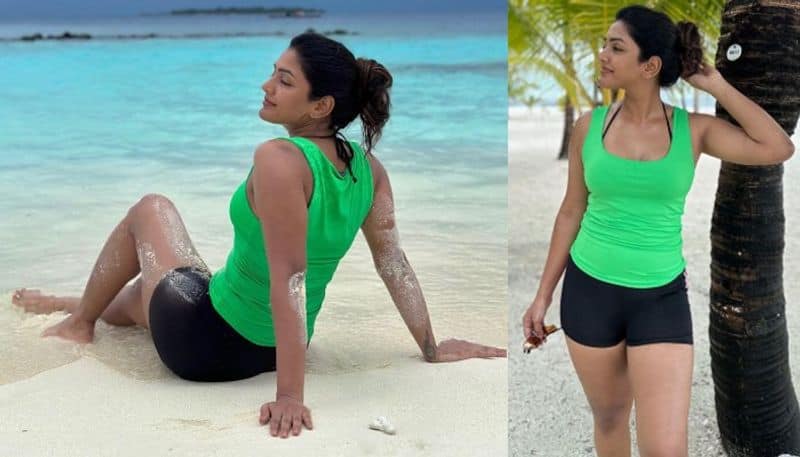 Eesha Rebba mind bowing looks in Beach Wear NSK