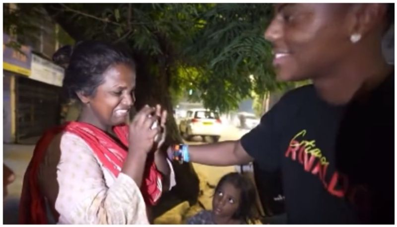 Congratulation to the foreign YouTuber who helped a poor Indian mother bkg