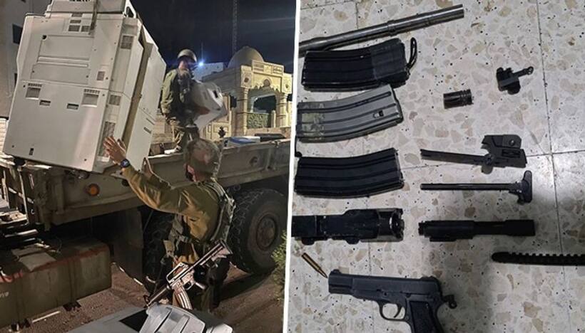 Israel's counter terrorism operation: 27 Hamas terrorists arrested, printing house sealed, weapons seized