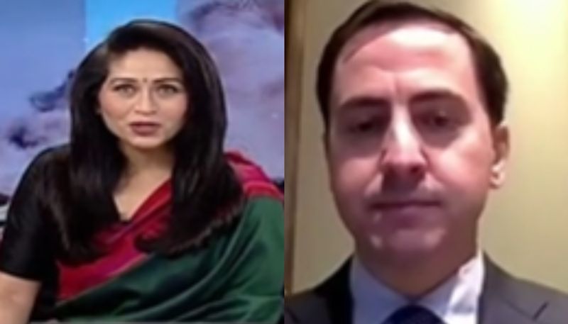  Israeli Guest Angry at TV News Anchors Colour of Saree SSM