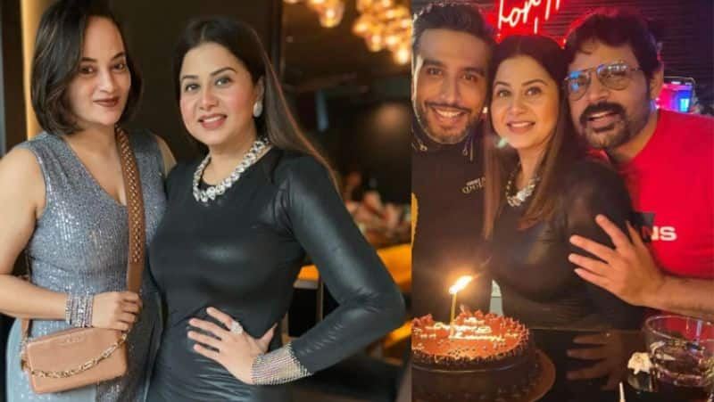 Singer Krish wife actress sangeetha 46th birthday celebration photos viral gan