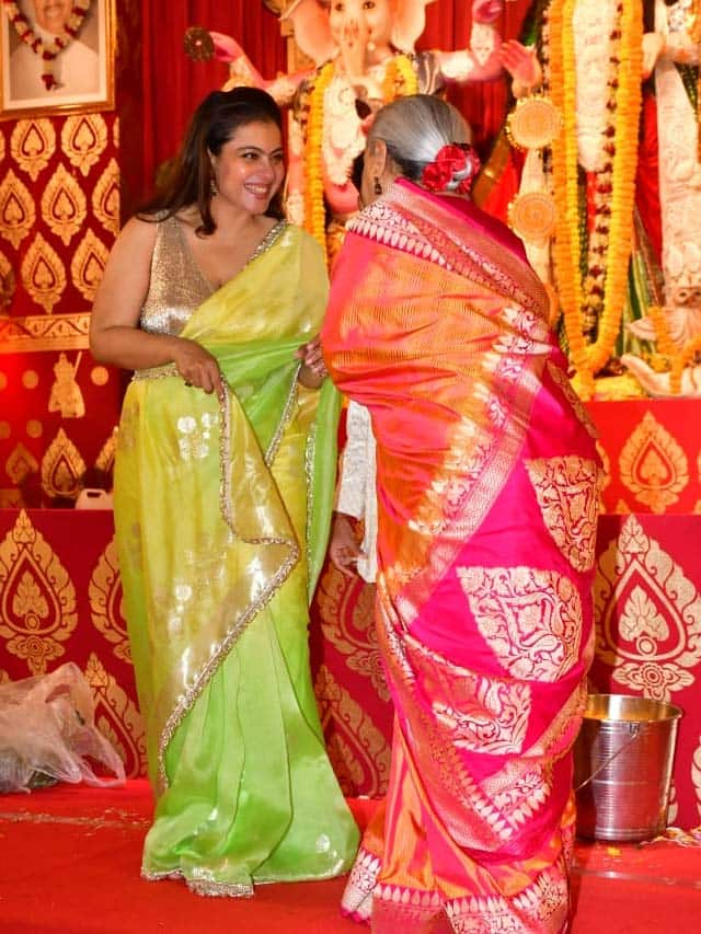 durga ashtami 2023 kajol to jaya bachchan celebrated navratri kxa 