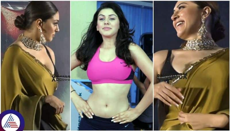 Bollywood actress Hansika Motwani shows her chest cleavage fans say she having big heart sat