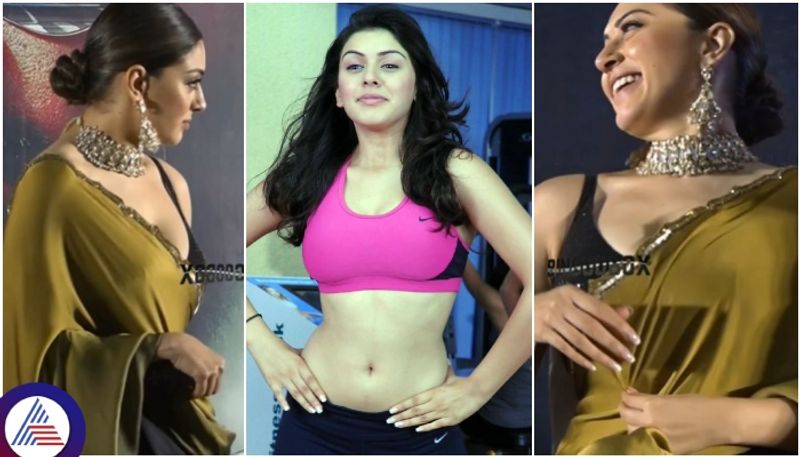 Bollywood actress Hansika Motwani shows her chest cleavage fans say she having big heart sat